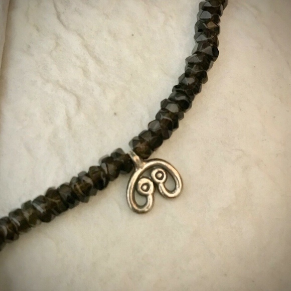 NOVICA Quartz and Sterling Horseshoe Necklace - Picture 4 of 7